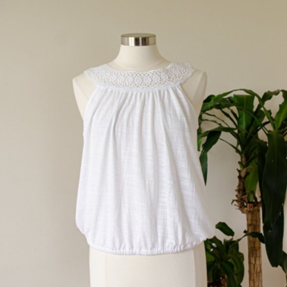 Cable & Gauge Tops Cable Gauge Lace White Top Nwt Poshmark